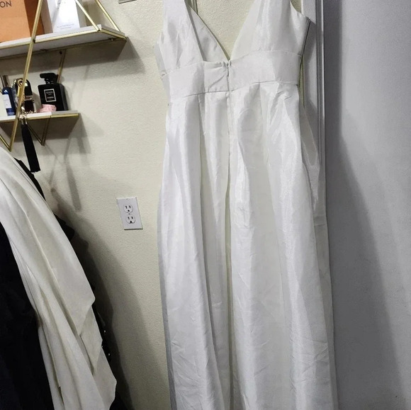 Lulus Ready For Romance Ivory Sleeveless Maxi Dress With Pockets Wedding - Picture 10 of 12